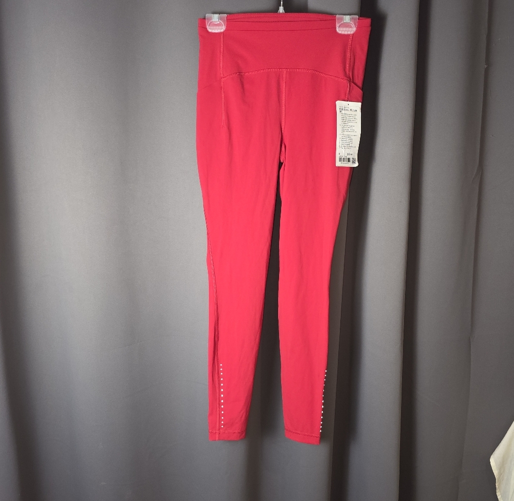 Lululemon Swift Speed High Rise Tight 28” Women’s 8 Red Luxtreme NWT $128